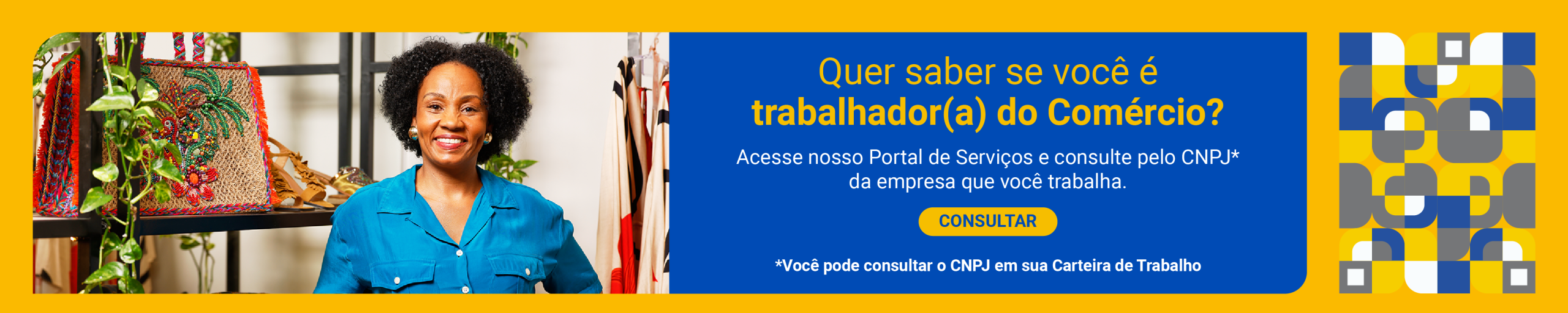 [Institucional] QUEM É TRABALHADOR DO COMÉRCIO